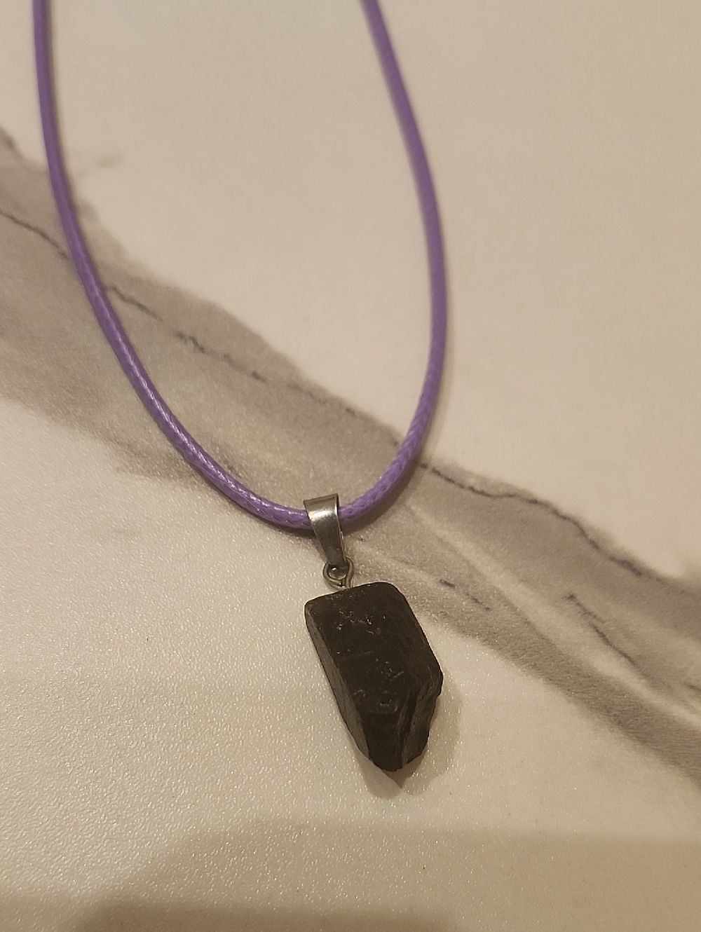 Handcrafted Rooted Protection Raw Tourmaline Necklace
